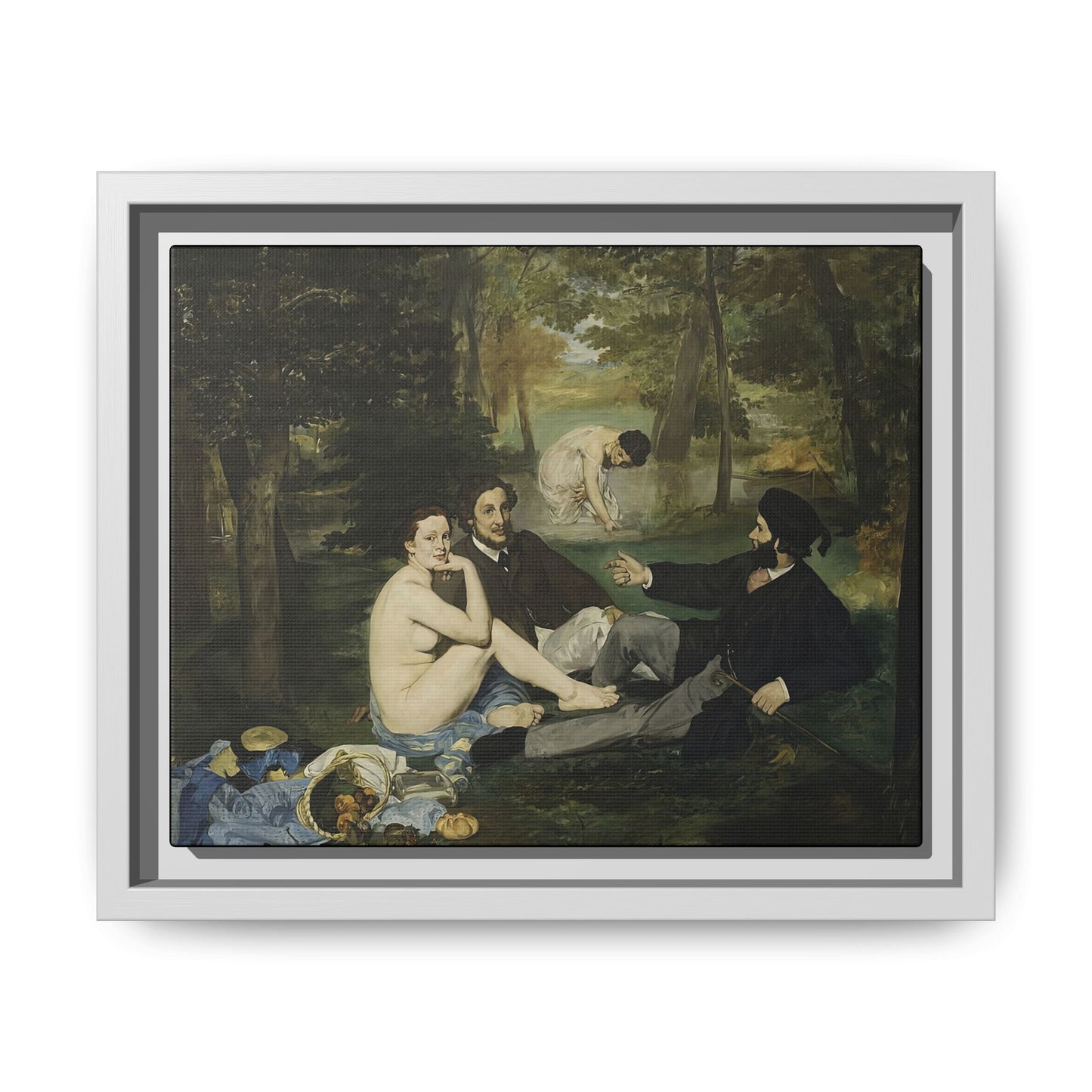 Manet, Édouard - Luncheon on the Grass (1863) - Matte Canvas, Framed