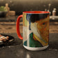 Van Gogh, Vincent - Self Portrait with Bandaged Ear (1889) - Colorful Accent Mugs