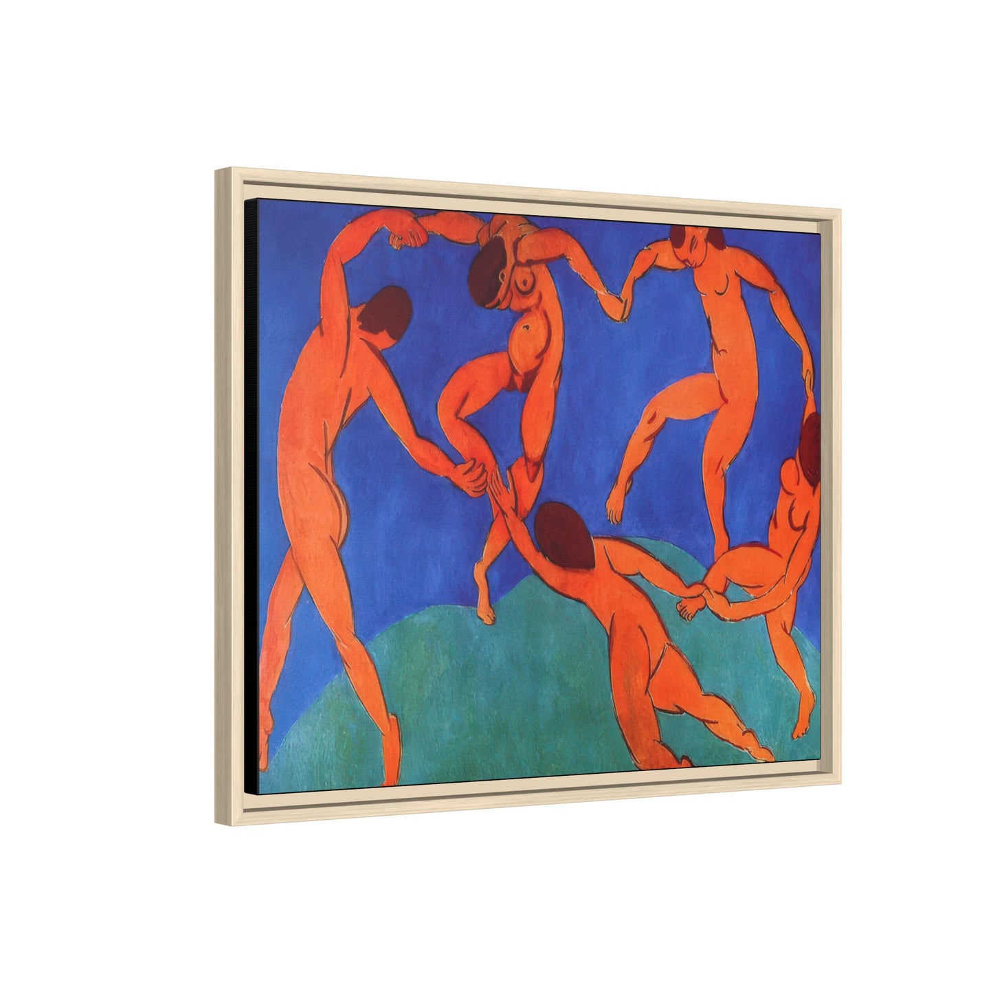 Matisse, Henri - Dance (II) (1910) - Matte Canvas, Framed