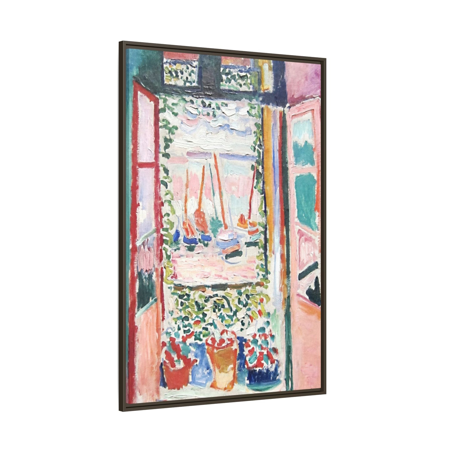 Matisse, Henri - Open Window, Collioure (1905) - Matte Canvas, Framed