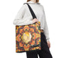 Filiger, Charles - Woman’s Head with Closed Eyes (1893) - Tote Bag