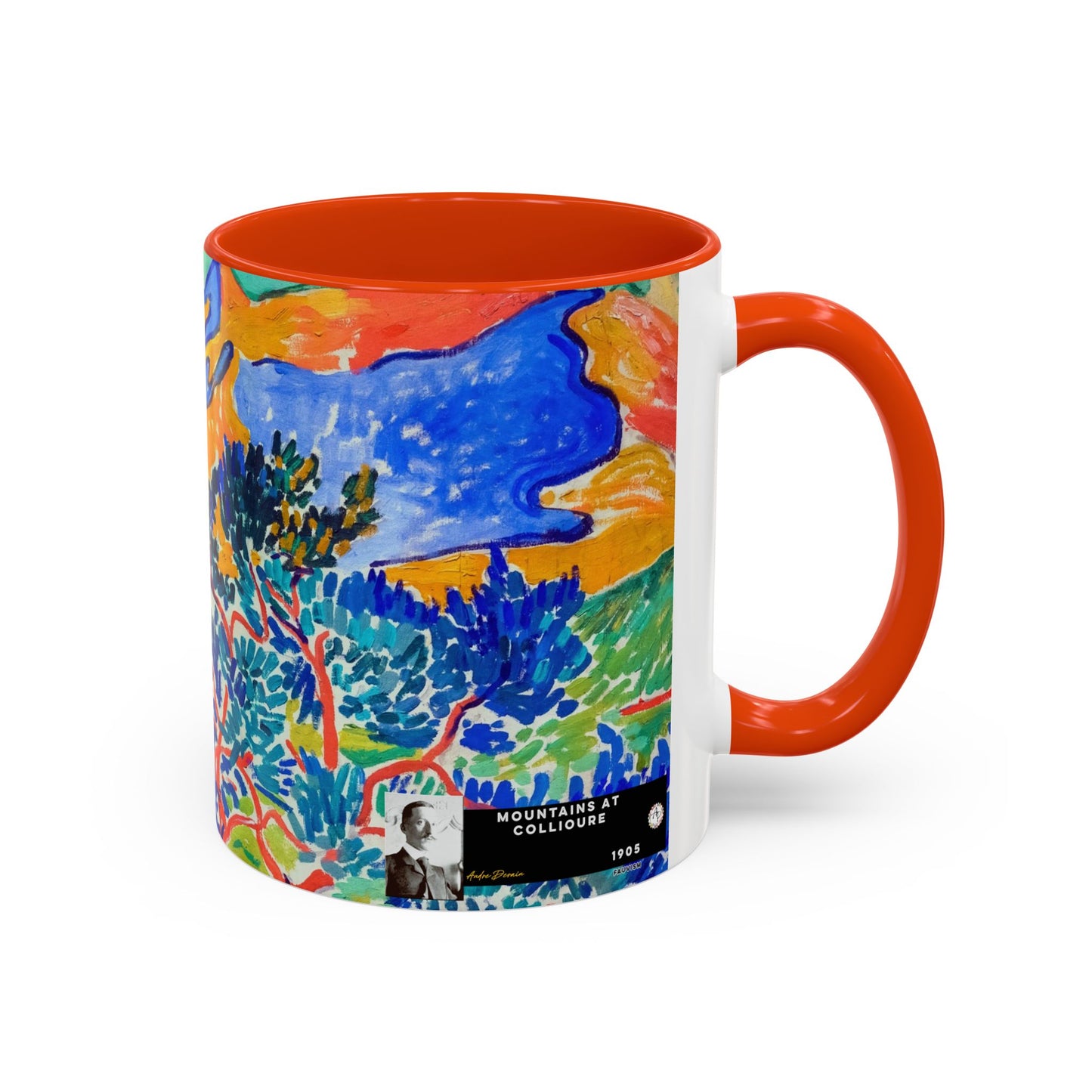 Derain, André - Mountains at Collioure (1905) - Colorful Accent Mugs