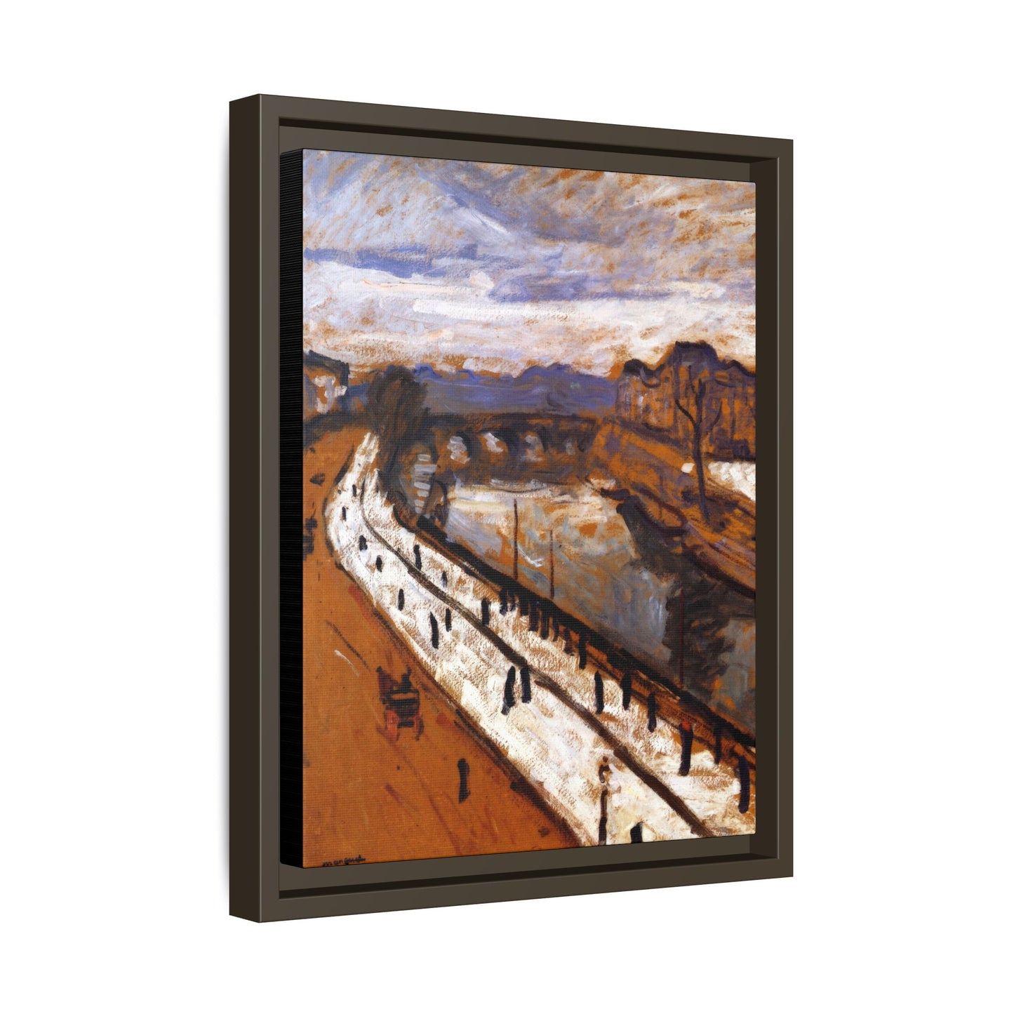Marquet, Albert - Quai des Grands-Augustins (1905) - Matte Canvas, Framed