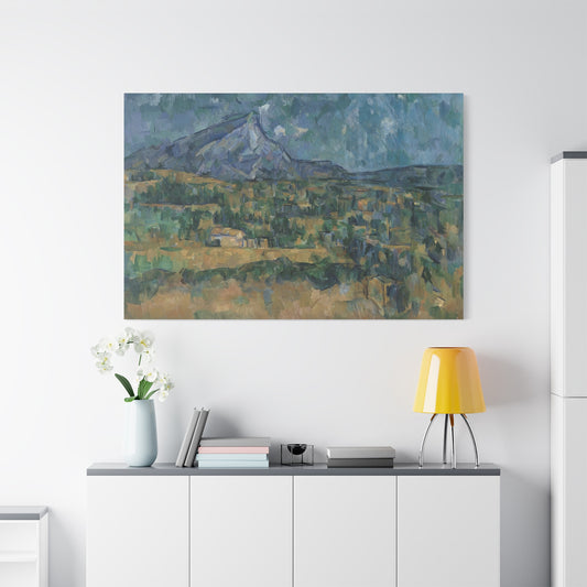 Cézanne, Paul - Mont Sainte-Victoire (1902) - Canvas Block, unframed