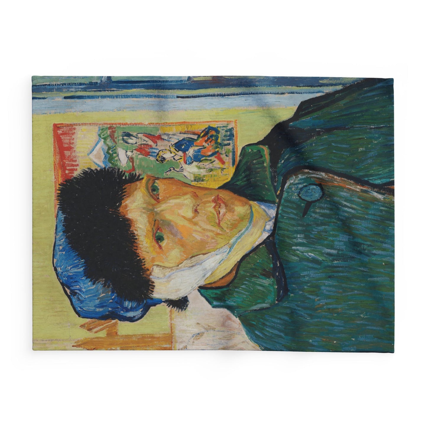 Van Gogh, Vincent - Self Portrait with Bandaged Ear (1889) - Arctic Fleece Blanket