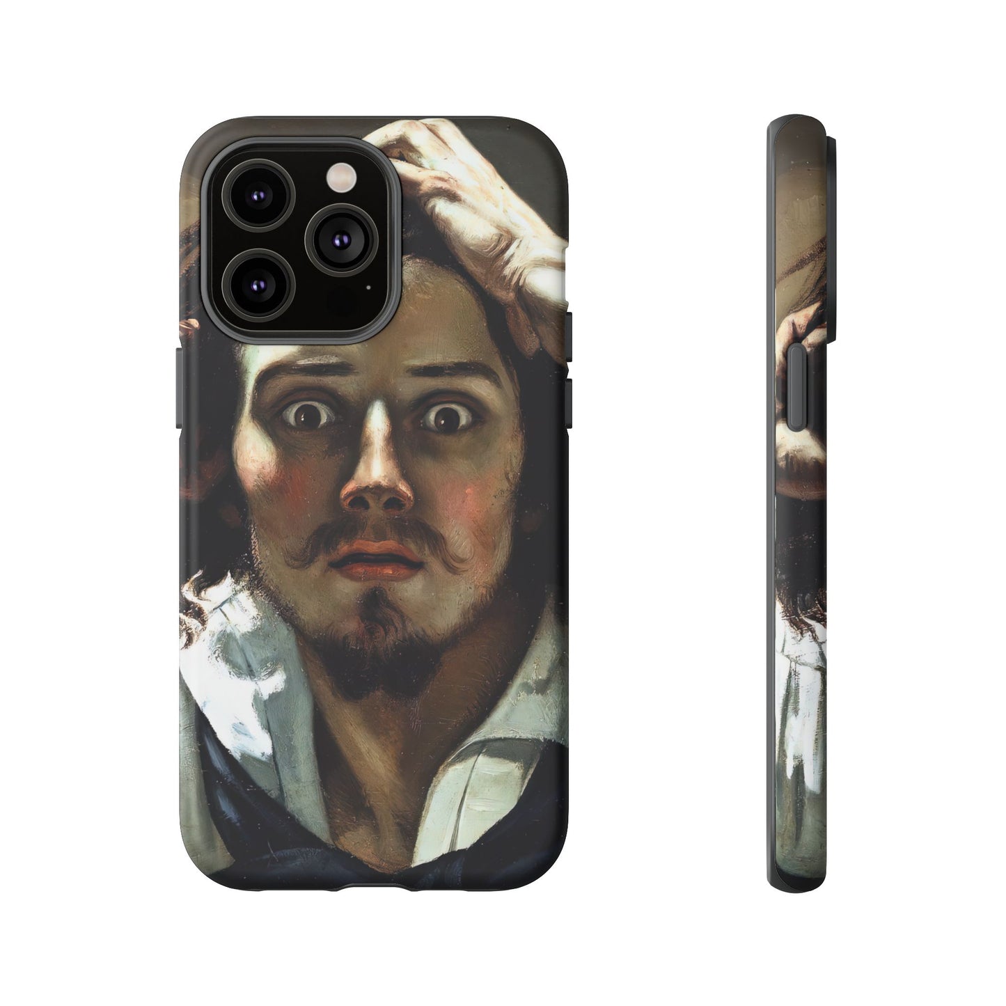 Courbet, Gustave - The Desperate Man (1843) - Tough Phone Cases