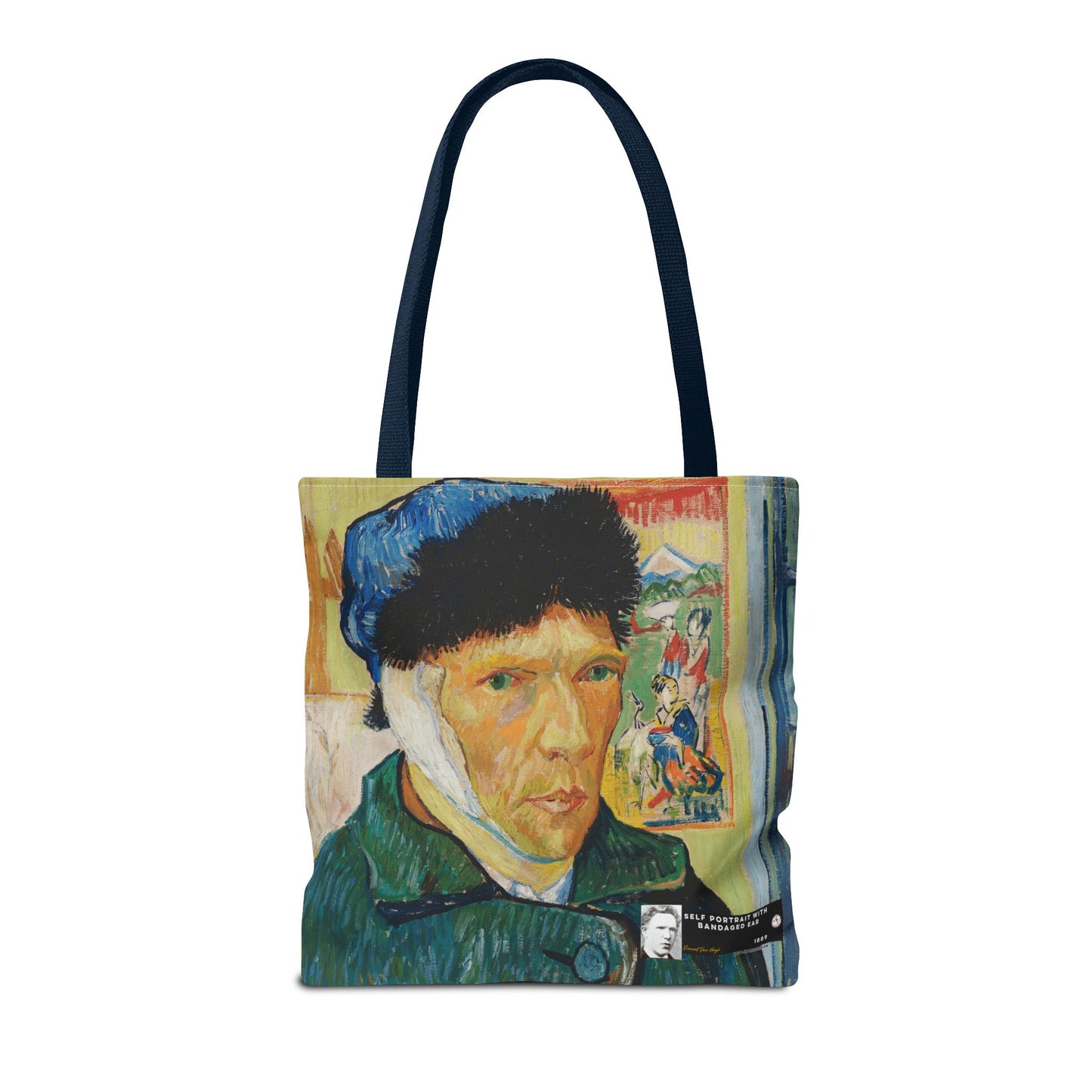 Van Gogh, Vincent - Self Portrait with Bandaged Ear (1889) - Tote Bag