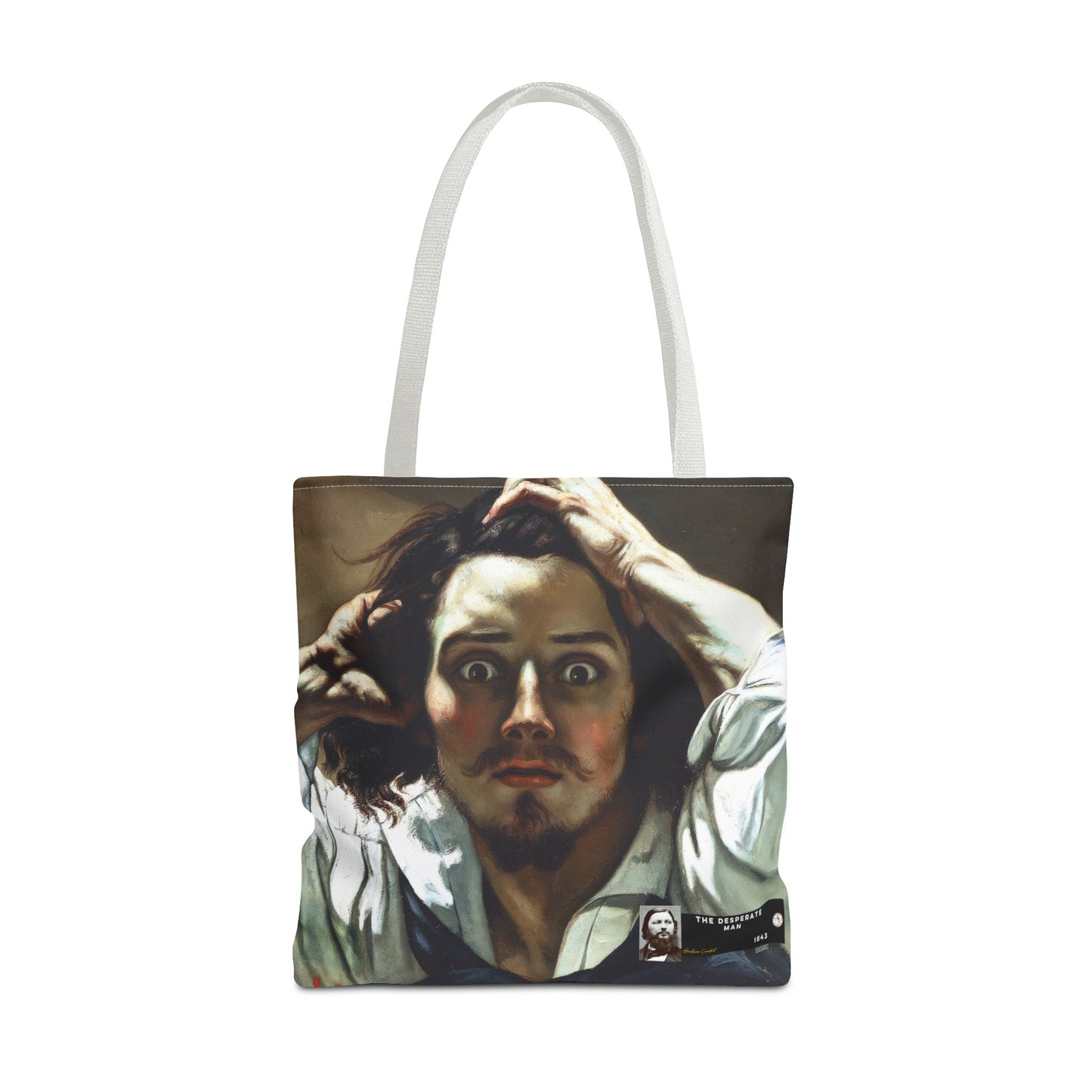 Courbet, Gustave - The Desperate Man (1843) - Tote Bag