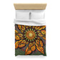 Pacio, Adam - Monarch Butterfly Mandala - Microfiber Duvet Cover
