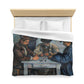 Cézanne, Paul - The Card Players (1892) - Microfiber Duvet Cover