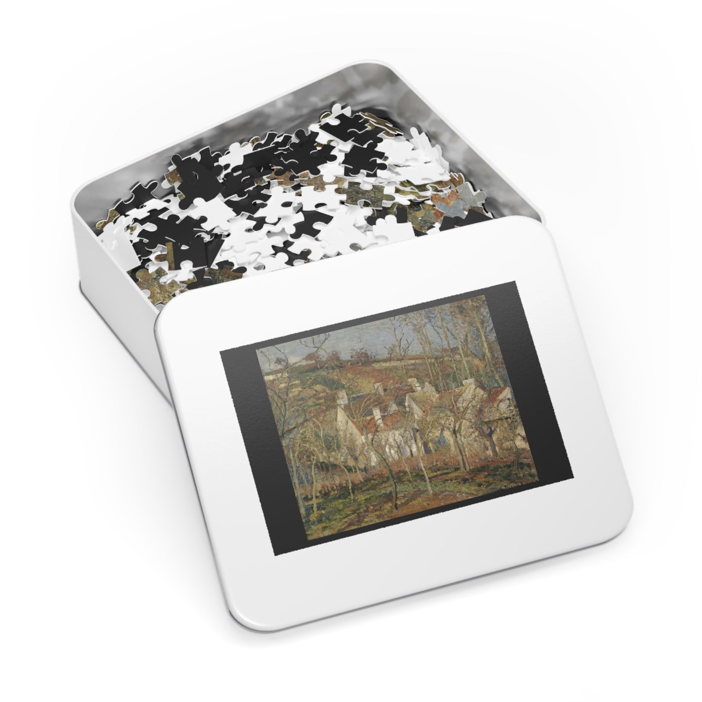 Pissarro's "Red Roofs" - 1000pc Jigsaw Puzzle