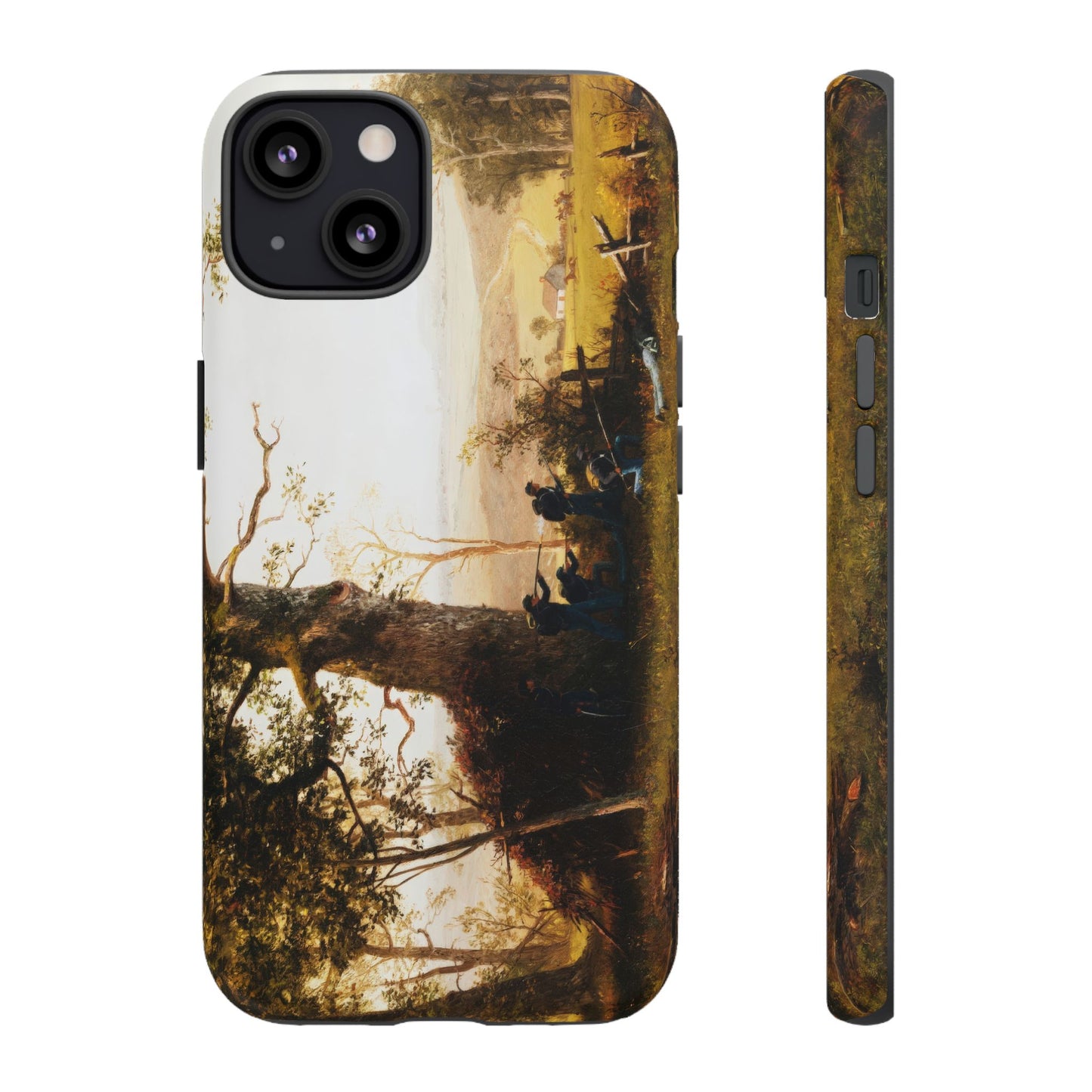 Bierstadt, Albert -  Guerrilla Warfare (1861) - Tough Phone Cases