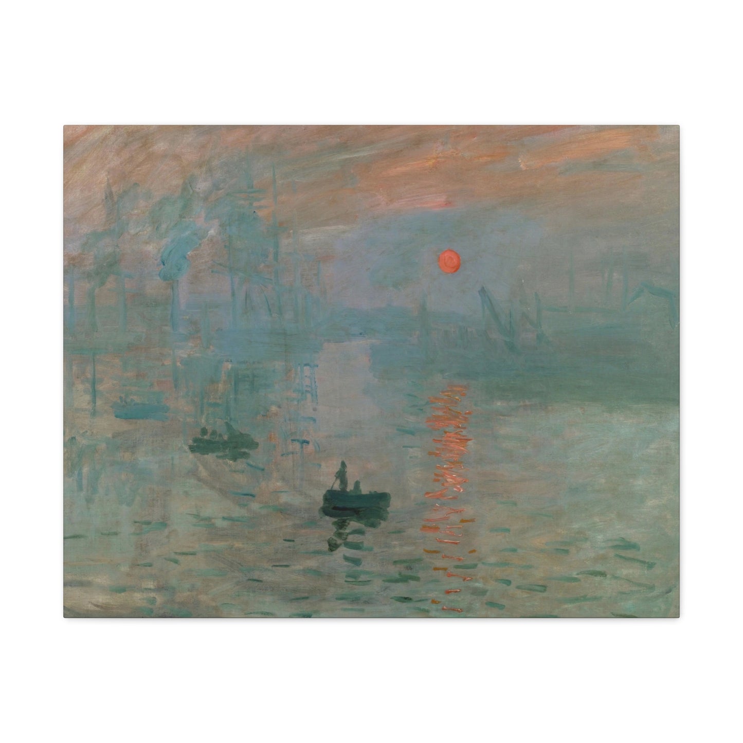 Monet, Claude - Impression, Sunrise (1872) - Canvas Block, unframed