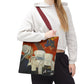 Gauguin, Paul - Vision of the Sermon (Jacob Wrestling with the Angel) (1888) - Tote Bag