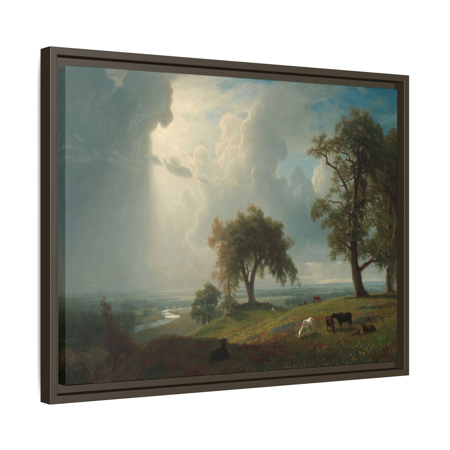Bierstadt, Albert - California Spring (1875) - Matte Canvas, Framed