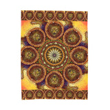 Lion Summer Mandala - Velveteen Plush Blanket
