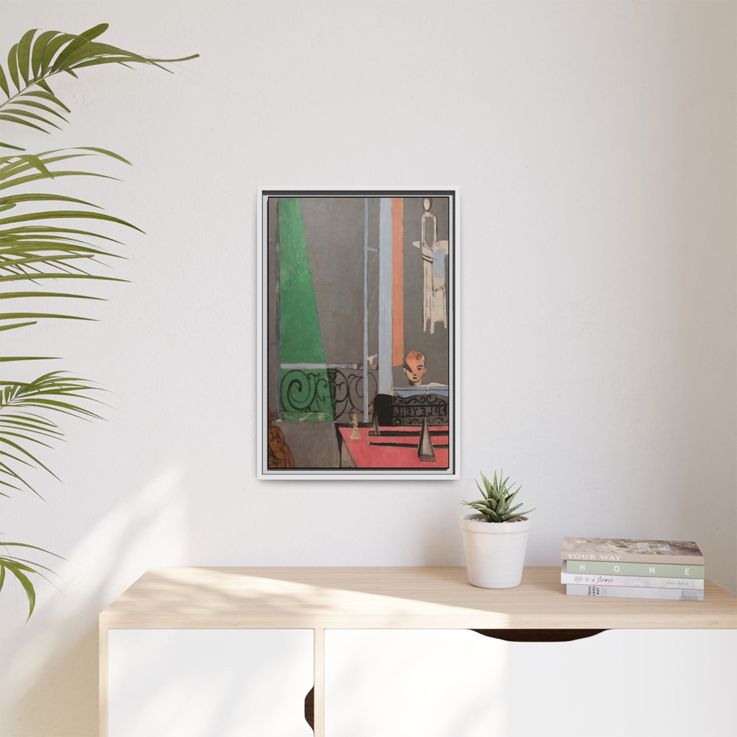 Matisse, Henri - Piano Lesson (1916) - Matte Canvas, Framed