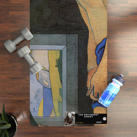 Filiger, Charles - The Recumbent Christ (1895) - Rubber Yoga Mat
