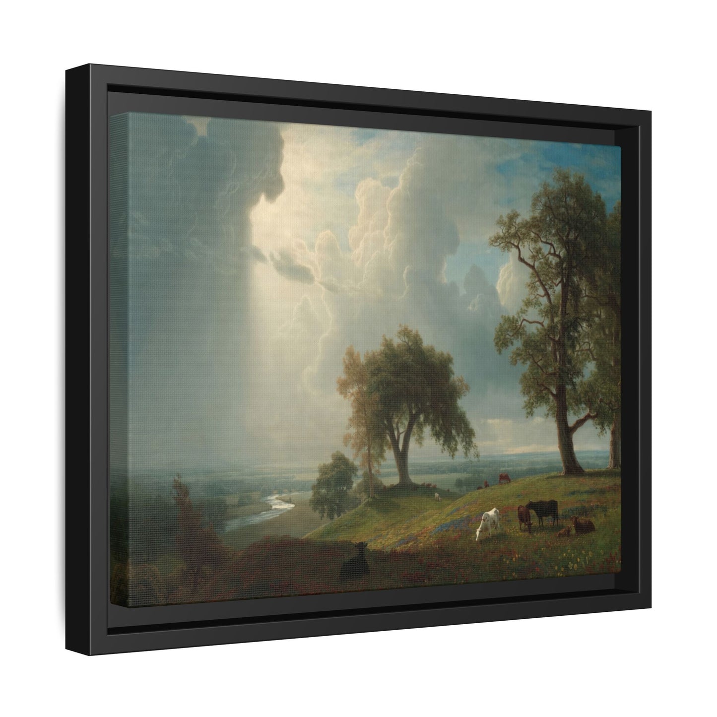 Bierstadt, Albert - California Spring (1875) - Matte Canvas, Framed