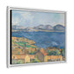 Cézanne, Paul - The Bay of Marseille, Seen from L'Estaque (1885) - Matte Canvas, Framed