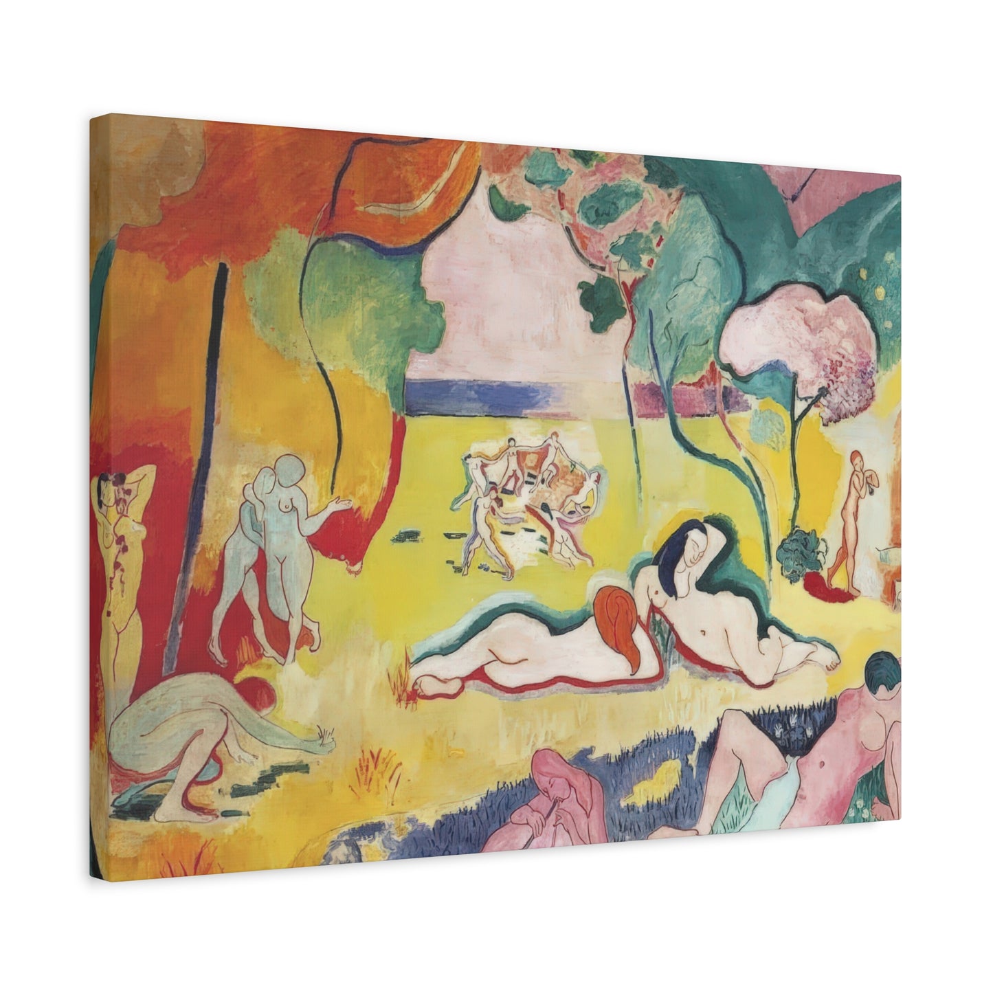 Matisse, Henri - The Joy of Life (1905) - Canvas Block, unframed