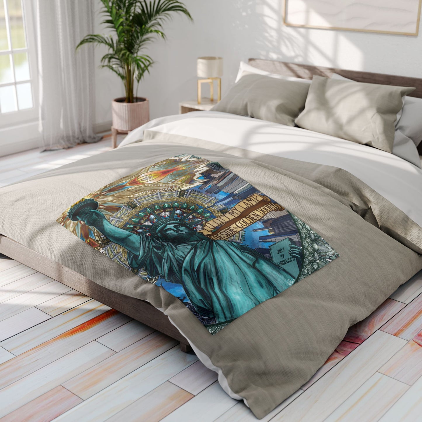 Pacio, Adam - Liberty Mandala - Arctic Fleece Blanket