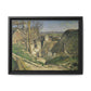 Cézanne, Paul - The House of the Hanged Man, Auvers-sur-Oise (1874) - Matte Canvas, Framed