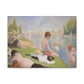 Seurat, Georges - Bathers at Asnières (1884) - Canvas Block, unframed