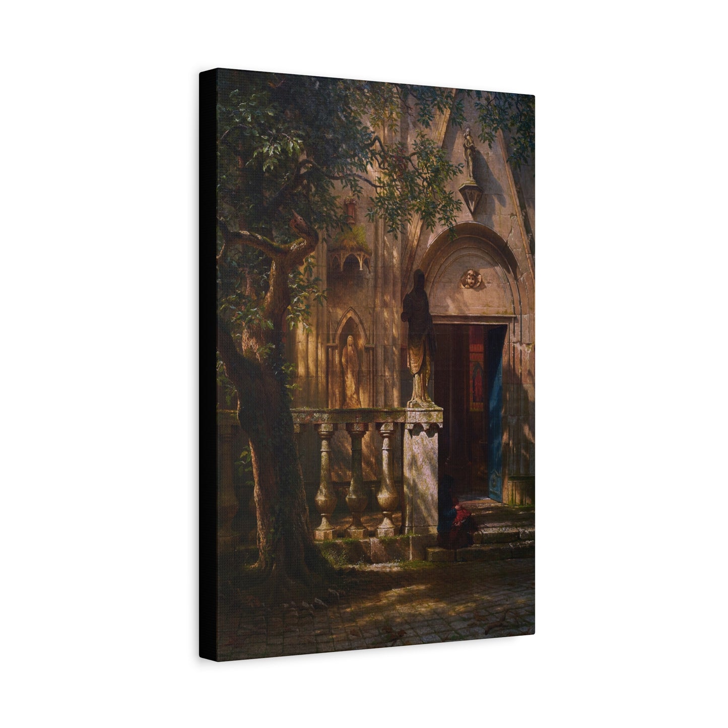Bierstadt, Albert - Sunlight and Shadow  (1854) - Canvas Block, unframed