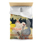 Toulouse-Lautrec, Henri - Moulin Rouge - La Goulue (1891) - Microfiber Duvet Cover