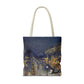 Pissarro, Camille - The Boulevard Montmartre At Night (1897) - Tote Bag