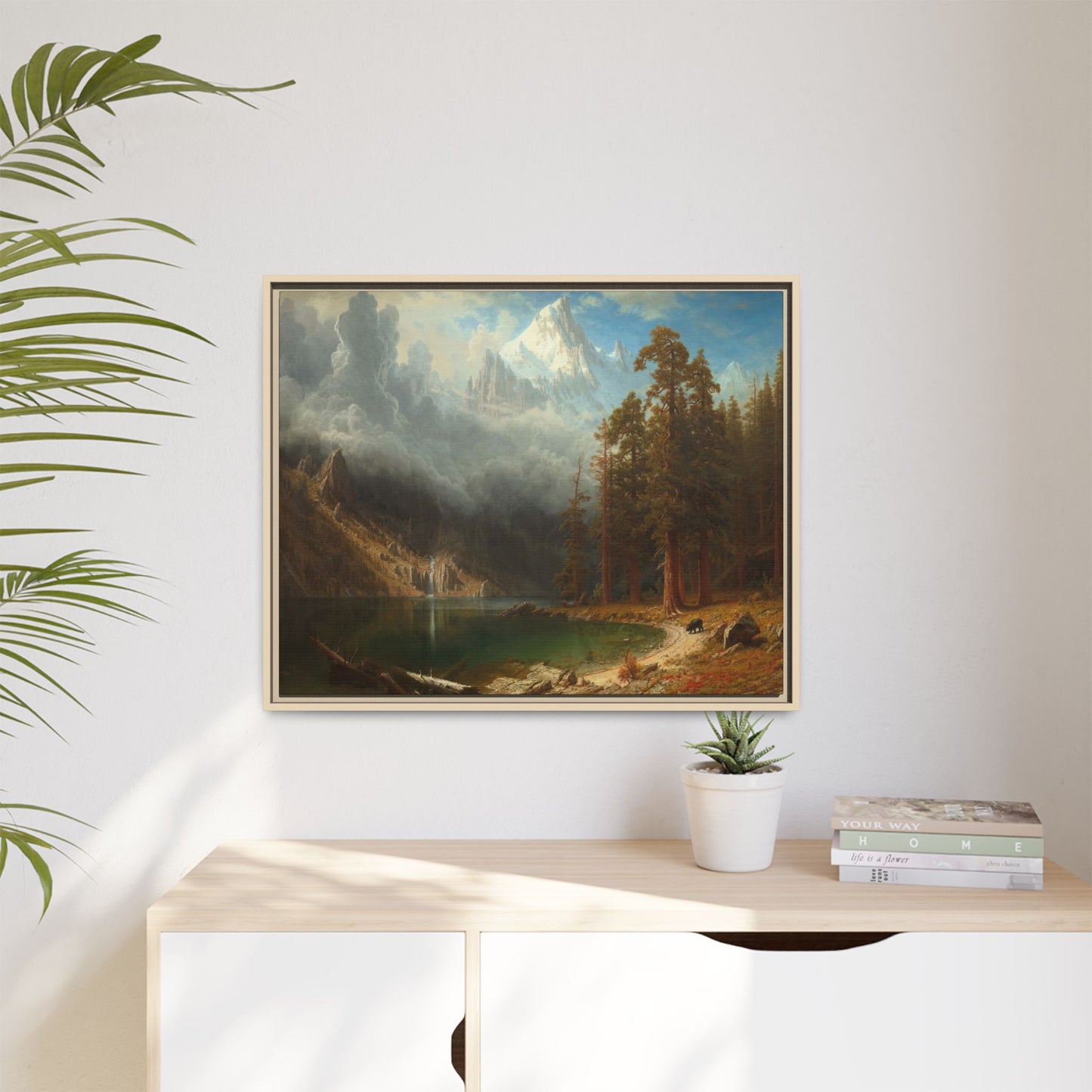Bierstadt, Albert - Mount Corcoran (1877) - Matte Canvas, Framed