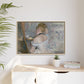 Morisot, Berthe - Woman at Her Toilette (1880) - Matte Canvas, Framed