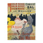 Toulouse-Lautrec, Henri - Moulin Rouge - La Goulue (1891) - Arctic Fleece Blanket