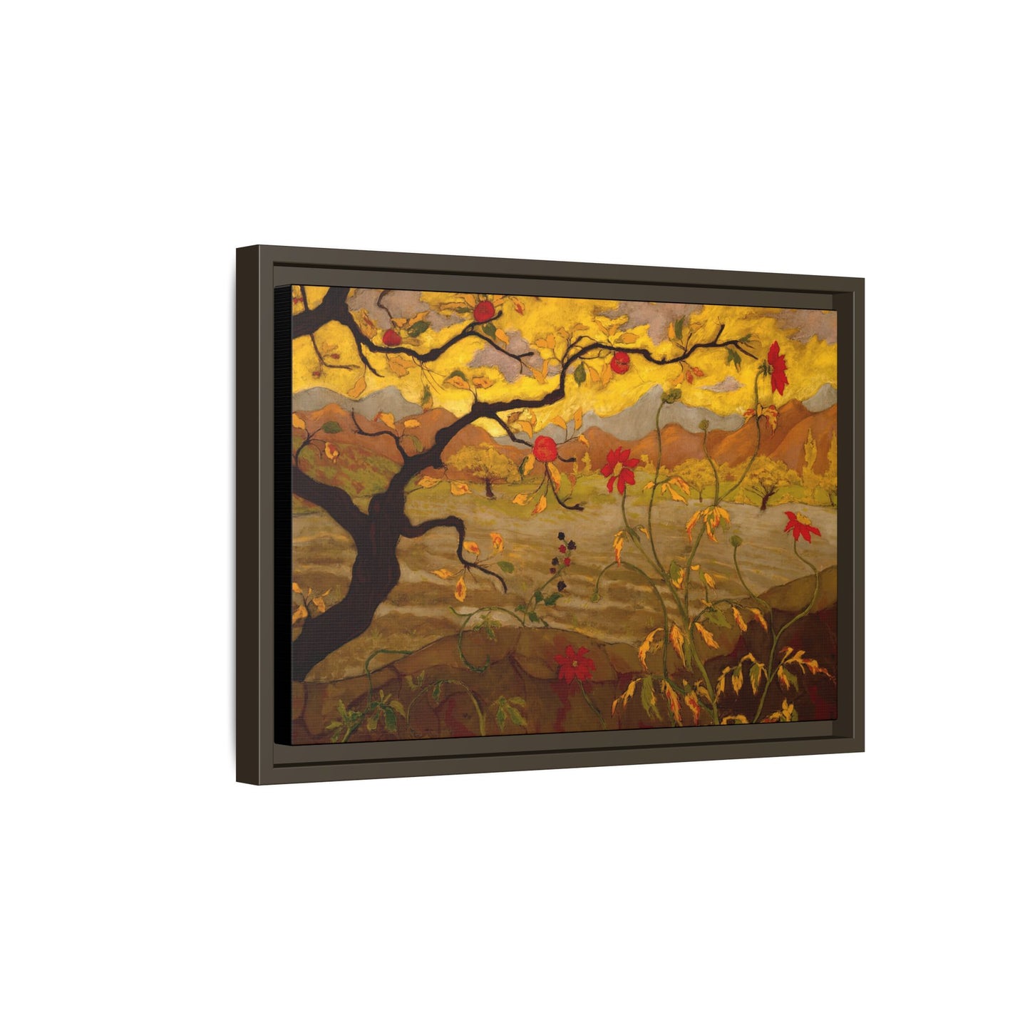 Ranson, Paul - Apple Tree with Red Fruit (1902) - Matte Canvas, Framed