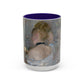 Morisot, Berthe - Woman at Her Toilette (1880) - Colorful Accent Mugs