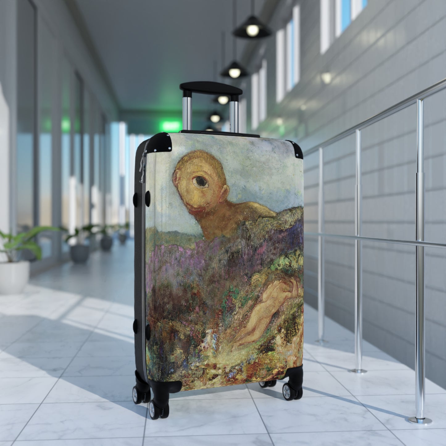 Redon, Odilon - The Cyclops (1914) - Suitcase