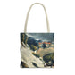 Cézanne, Paul - L’Estaque, Melting Snow (1870) - Tote Bag