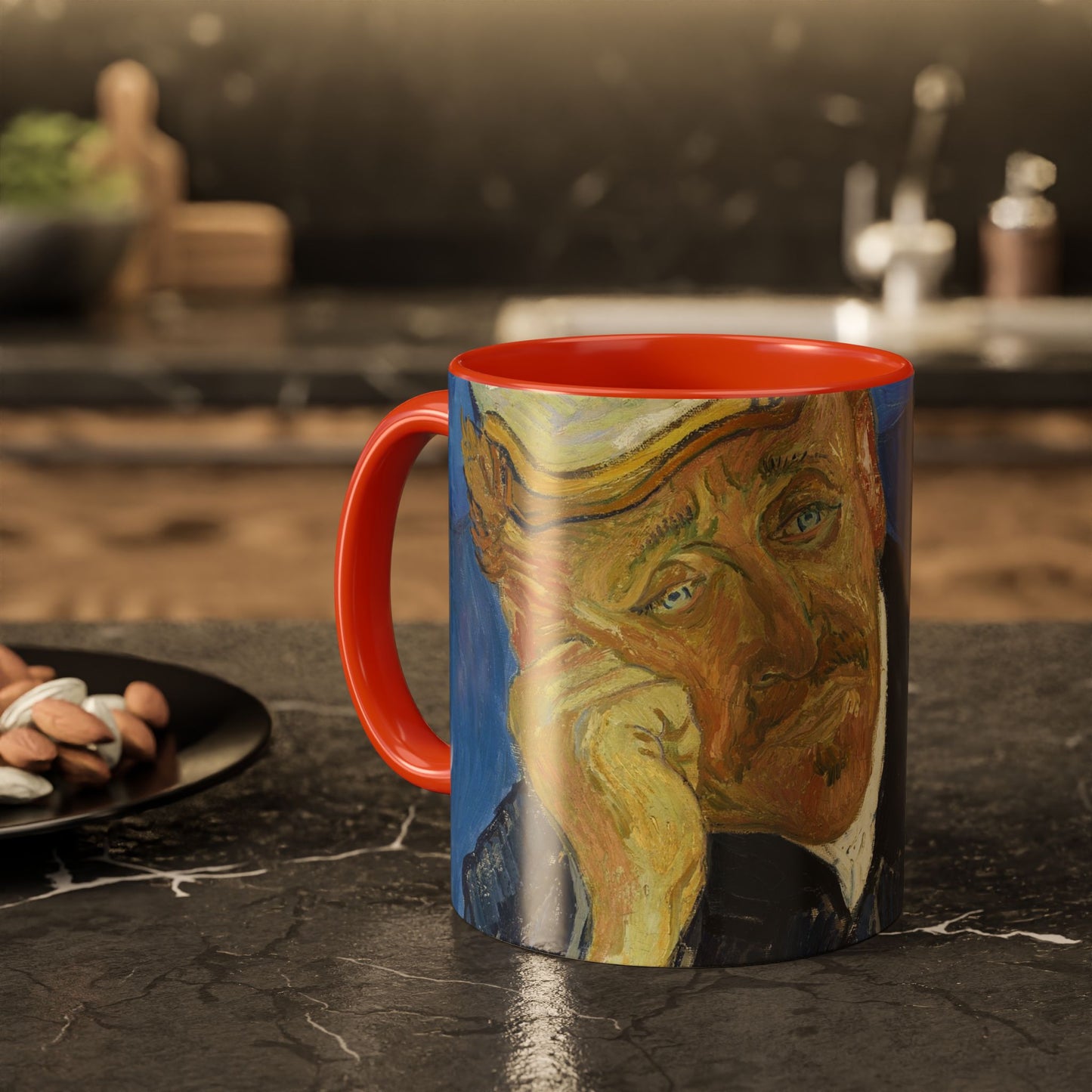 Van Gogh, Vincent - Portrait of Dr. Paul Gachet (1890) - Colorful Accent Mugs