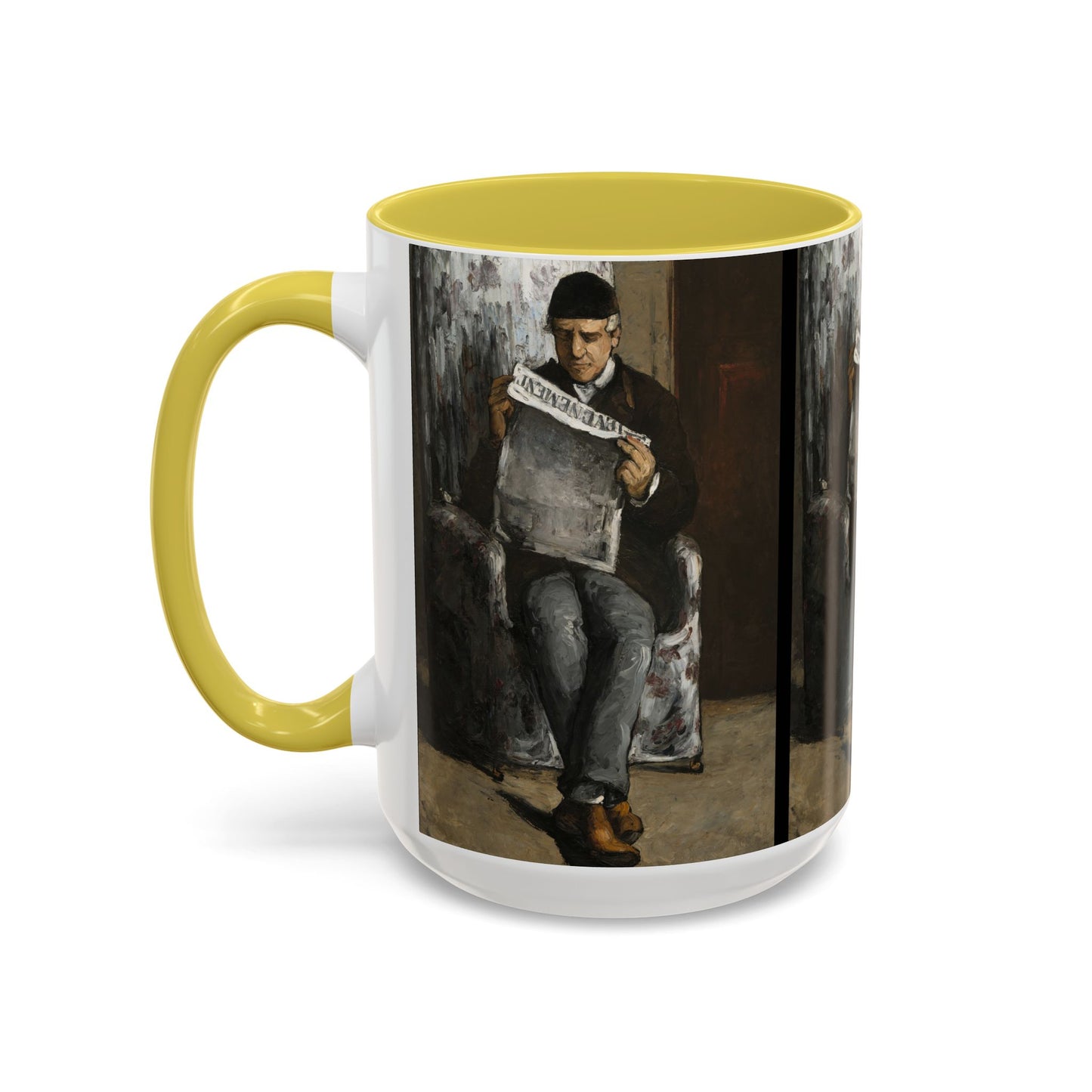 Cézanne, Paul - The Artist’s Father (1866) - Colorful Accent Mugs