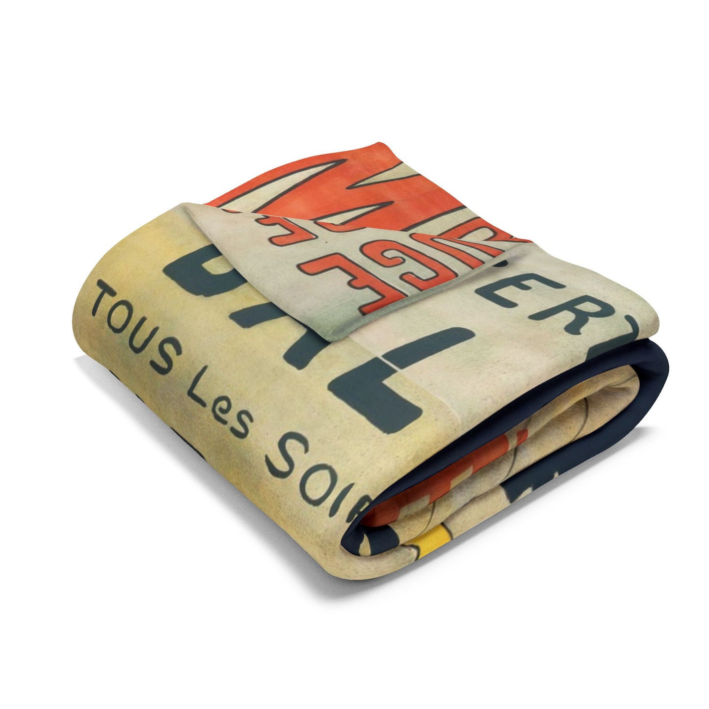 Toulouse-Lautrec, Henri - Moulin Rouge - La Goulue (1891) - Arctic Fleece Blanket
