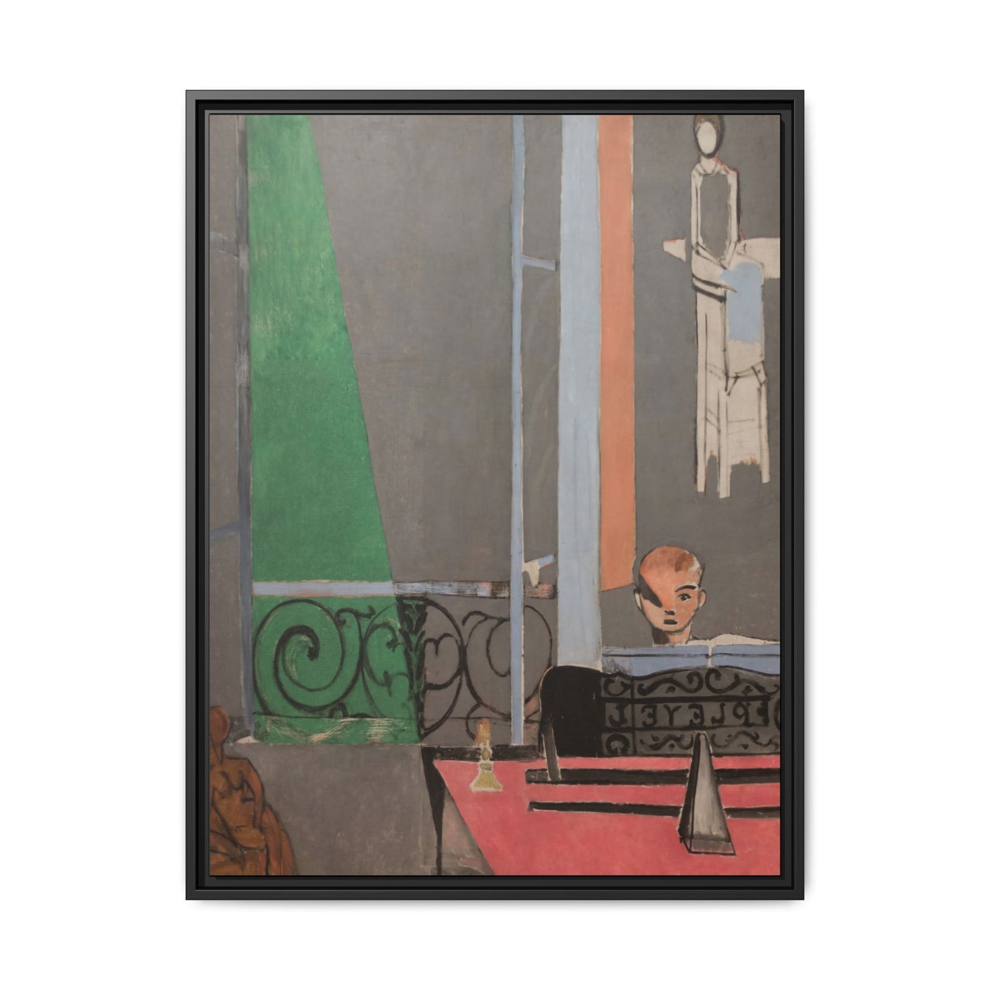 Matisse, Henri - Piano Lesson (1916) - Matte Canvas, Framed