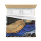Filiger, Charles - The Recumbent Christ (1895) - Microfiber Duvet Cover