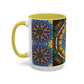 Pacio, Adam - Emerald Arrows Mandala - Colorful Accent Mugs