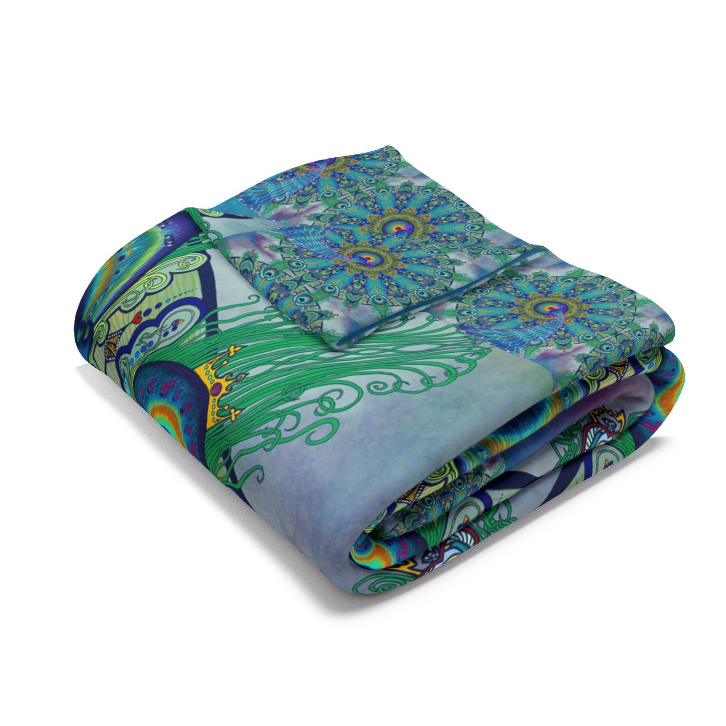 Pacio, Adam - Melek Taus Mandala - Arctic Fleece Blanket