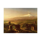 Cole. Thomas - Mount Etna from Taormina (1843) - Satin Posters