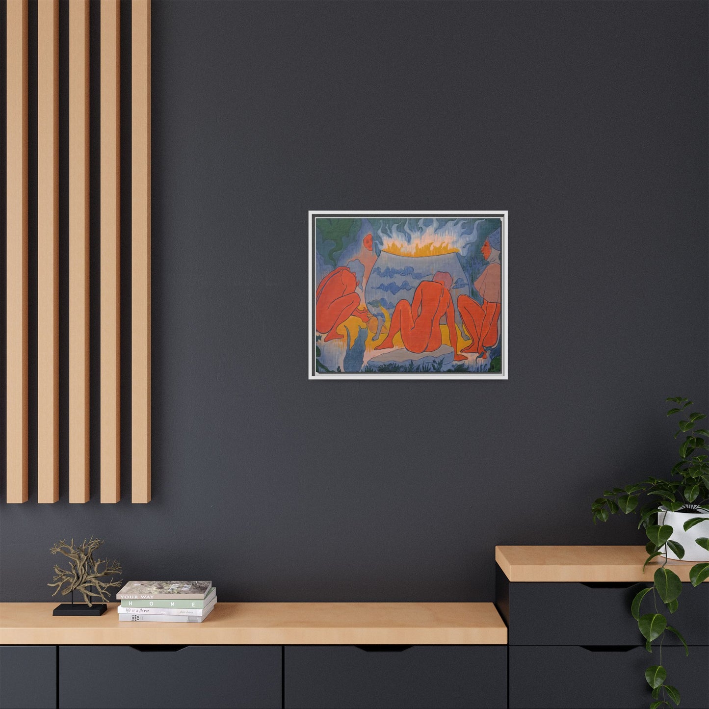 Ranson, Paul - Witches Around the Fire (1891) - Matte Canvas, Framed