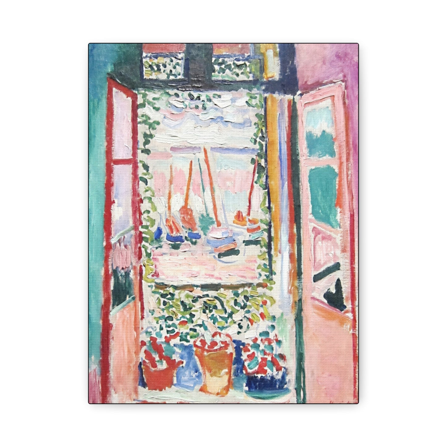 Matisse, Henri - Open Window, Collioure (1905) - Canvas Block, unframed