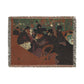 Toulouse-Lautrec, Henri - At the Moulin Rouge (1892) - Woven Blanket