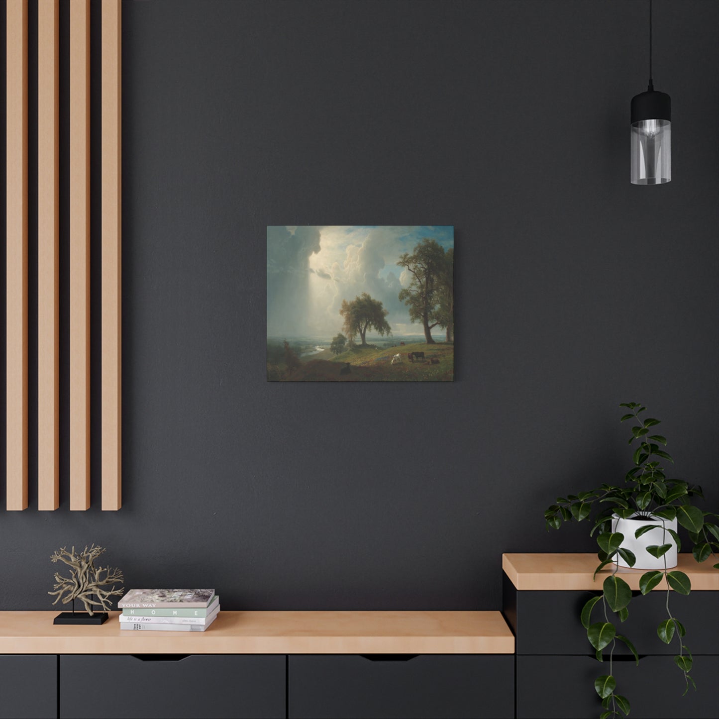 Bierstadt, Albert - California Spring (1875) - Canvas Block, unframed